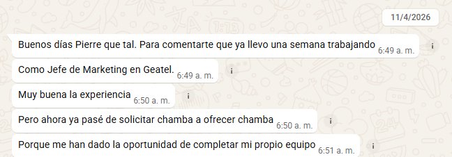 Conversación real de WhatsApp con Jhomar L.